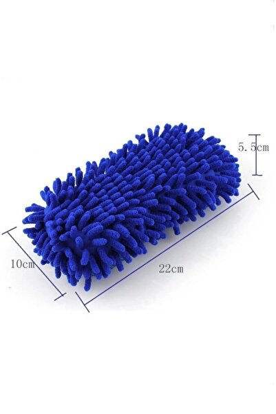 Single Mikrofiber Araba Yıkama Süngeri Oto Bakım Gri Renk