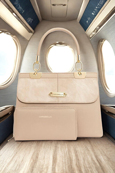 Generic Stylish Ladies Handbag & Wallet Set | Modern Shoulder Bag for Daily and Evening Use-Size-28cm*22cm