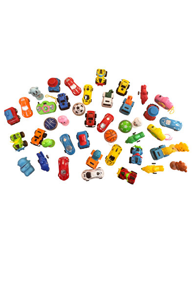 Genel Markalar Küçük Arabalı Oyuncak Seti 42 Parça