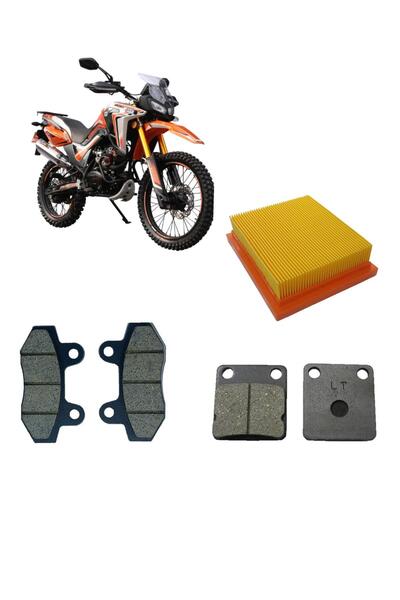 MOTOHANE Arora Cr 250 Bakım Seti Ön-Arka Balata Ve Hava filtresi