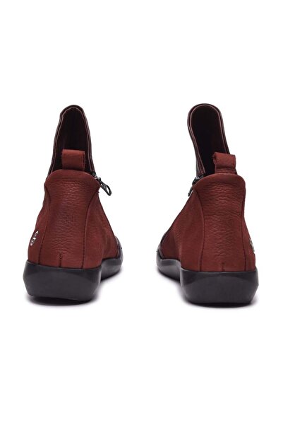 Gusse Γυναικείες δερμάτινες μπότες από χακί Yohanya 260493