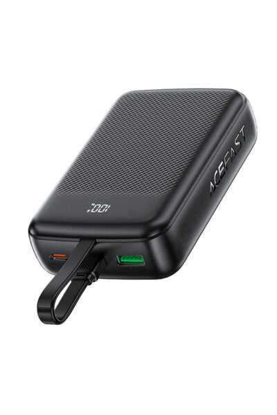Acefast Baterie externă 20000 mAh cu cablu USB-C, PD 22.5W M14-20000
