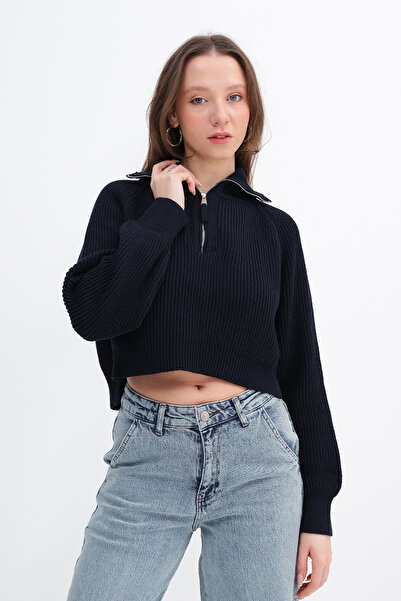 Addax Светр з застібкою на комірі K10262-C8