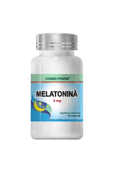Cosmopharm Melatonina 3 Mg, Capsule Cu Eliberare Prelungita 30 capsule