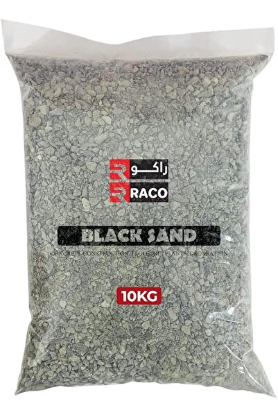 Raco Multi Purpose Natural Sand for Construction Flooring Aquarium Plants and DIY (10KG, BLACK)