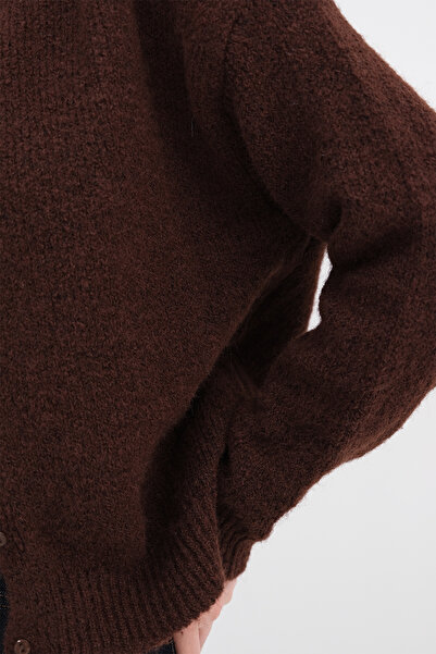 Addax Πλεκτό Ζακέτα με κουμπιά H3473