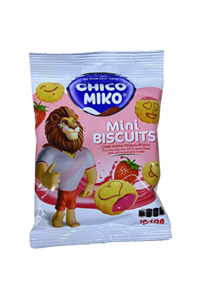 İPKON Chico Miko Strawberry Biscuits 17Gr 24 Pack