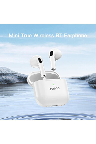 dalip Căști True Wireless semi-intraauriculare TWS17, 200 mAh, Tip-C, albe