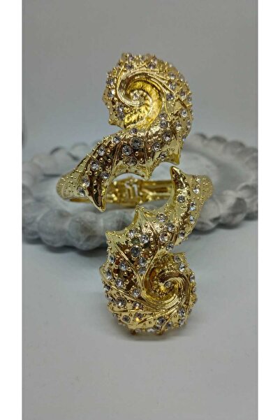 Sedaccessories Bracelet, Evening Dress Gold Stone Bracelet
