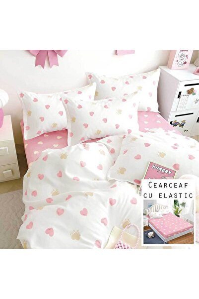 Patul Bed Linen, Fine Cotton, Sulphur, Double Bed, 2 Persons, Fitted Sheet