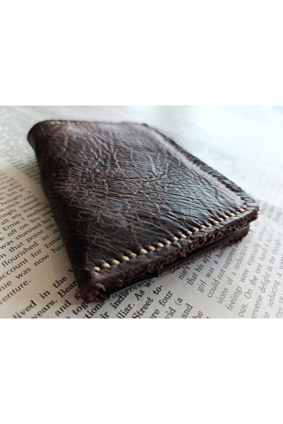 Mahfuz Genuine Leather Top Quality Fully Handmade Minimalist Wallet 15.5X10.5 cm