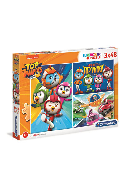 CLEMENTONI Set Trio, Clementoni, Top Wings, Puzzle, For Boys, 4+ years, 3x48 pcs