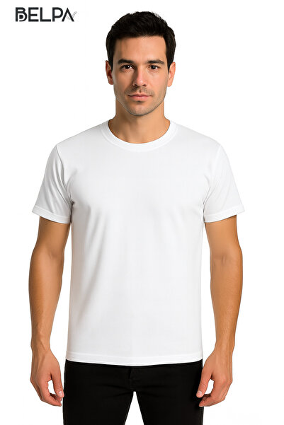 belpa قميص داخلي رجالي من القطن الممشط من Ceylanoğlu، طقم من 6 قطع، 100% قطن