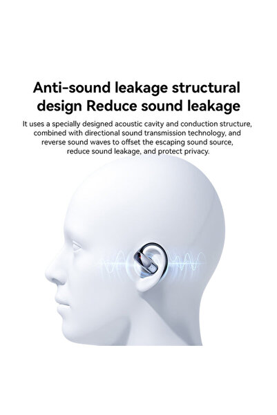 Yesido YSP 24 Open-ear Bluetooth Headphones, Type-C, 400 mAh, Black