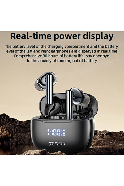 dalip Bluetooth in-ear headphones with touch control TWS23, 300mAh, black