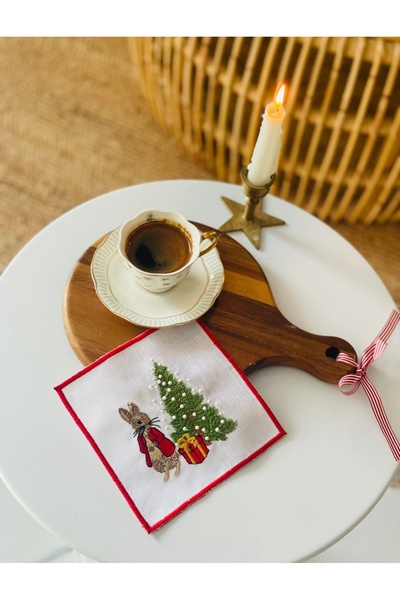 HOME OF BLOSSOM 2Li Christmas Presentation Napkin