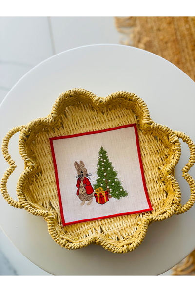HOME OF BLOSSOM 2Li Christmas Presentation Napkin
