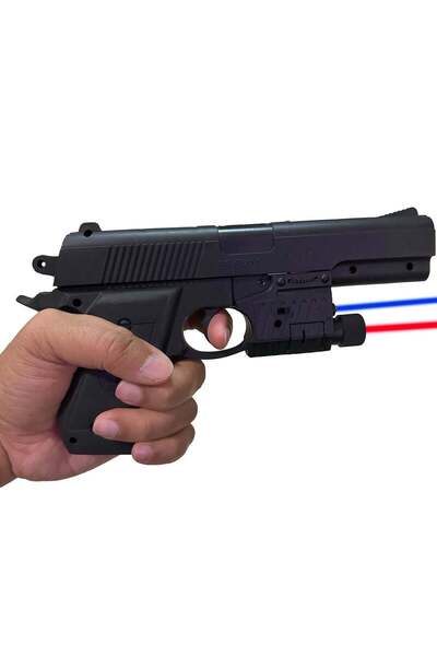 Secom مسدس ببجي مع ليزر مزدوج و 200 رصاصة هوائية