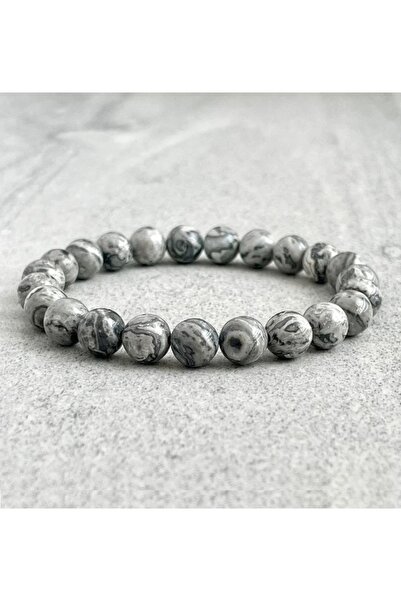 Alnis Atelier Jasper Natural Stone Bracelet |   Real Natural Stone Unisex Wom...