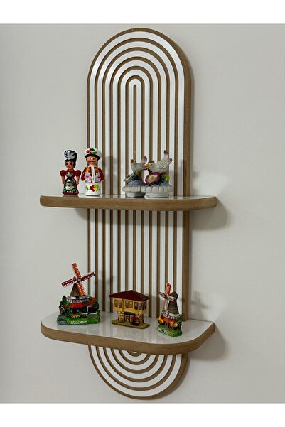 akçehome Dekoratif Duvar Rafı, Bohem Gökkuşağı iskandinav tarzı