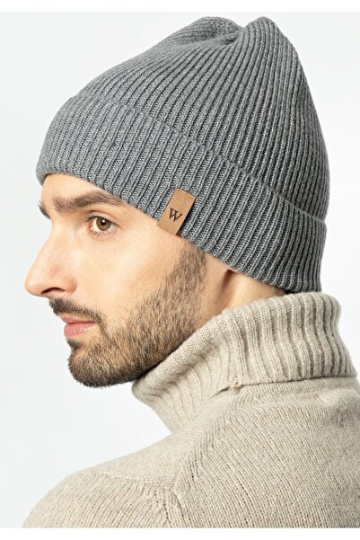 Wittchen Men's Winter Hat Gray Wool
