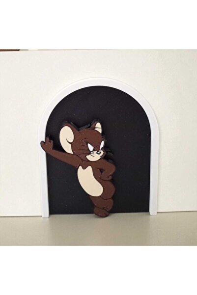 Jerry Dekoratif Mini Kapı – Fare Deliği Duvar Süsü