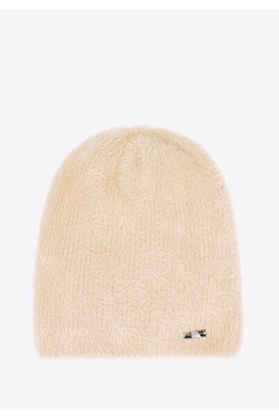 Wittchen Women's Winter Set Made of Soft Knitwear, Light Beige, Light Beige Polyester