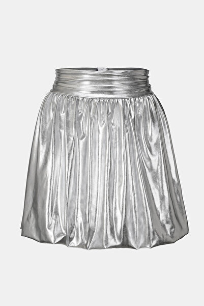 Elif Naz Moda Evi gümüş rengi balon etek