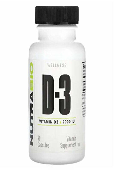 Vitamin D3 50 mcg 2,000 IU 90 Capsules