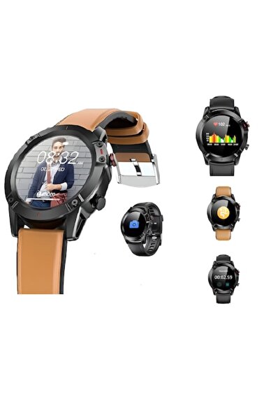 AGPTEK G20 Men's Smartwatch, IP68 Waterproof, Heart Rate, Sleep & Activity Tracking, 2 Straps, Black