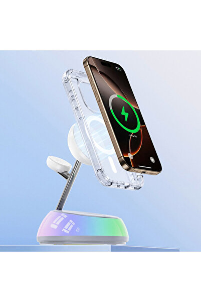Yesido DS31 15W Wireless Charging Station for iPhone and Apple Watch
