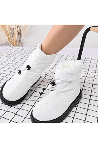 Tmall Women's boots,Made of suede with fur interior,TM1CD1031,White