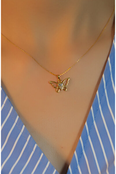 güneyler altın KELEBEK KOLYE 22 AYAR A080103