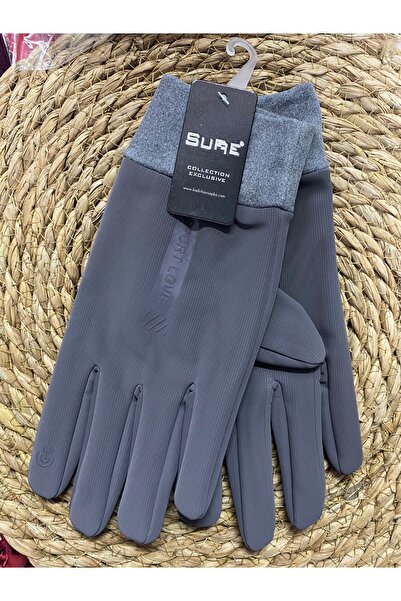 Suffe Premium Quality Touchscreen-Compatible Waterproof Leather Gloves / Men