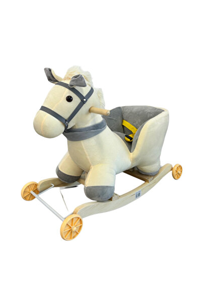 Krista Balansoar magic Unicorn de pluș Unicorn magic Unicorn de pluș cu roți, alb