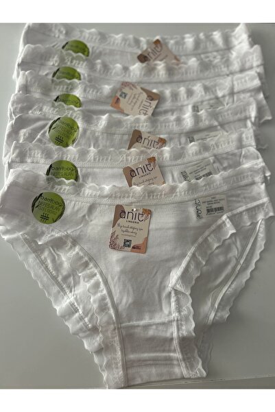 nuda luna Γυναικείο εσώρουχο Kilot Bamboo Breathable Bikini Kilot Συσκευασία 6 τεμαχίων