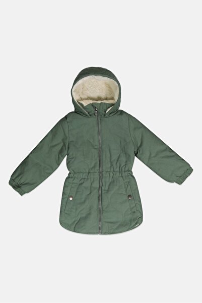 Bass Creek Outfitters Kids Girl Solid Hooded Jacket, Sage Green