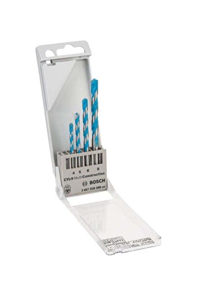 Bosch Multi-Purpose Drill Bit Set Blue/Silver 4, 5, 6, 8