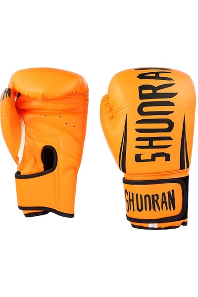 OEM Mănuși de box pentru copii, 170 g, PU durabil, absorbție șocuri, ventilate, velcro, unisex, portocalii