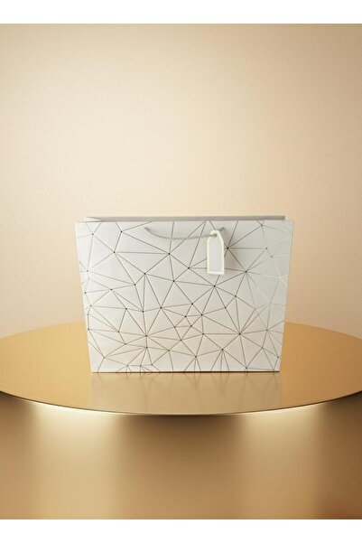 seasons box White paper gift bags with a geometric design – 40 x 50 cm – 12 pieces