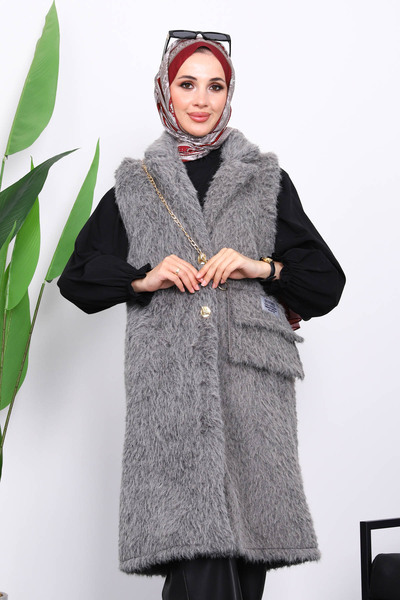 İmajButik Футерована сумка з ангорським плюшевим хутром