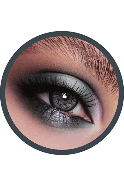 Urban Layer Cirilla Gray Gray colored contact lenses, complete package with solution and case