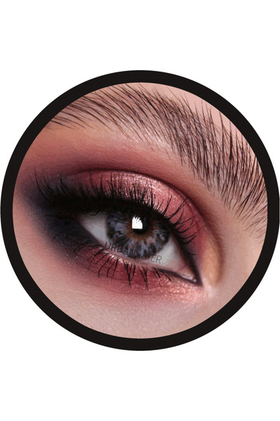 Urban Layer Monet Black Lentile de contact colorate negre, pachet complet cu solutie si suport