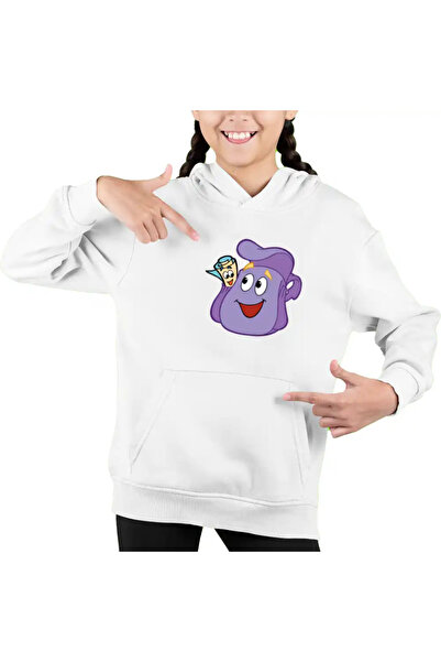 OEM Kids Girls Dora the Explorer Backpack Map Action Hoodie