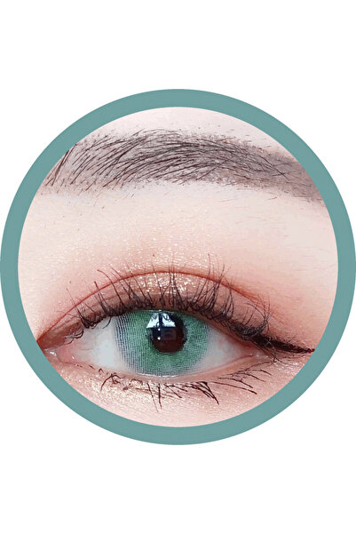 Urban Layer Yukon Green Green colored contact lenses, complete package with solution and case
