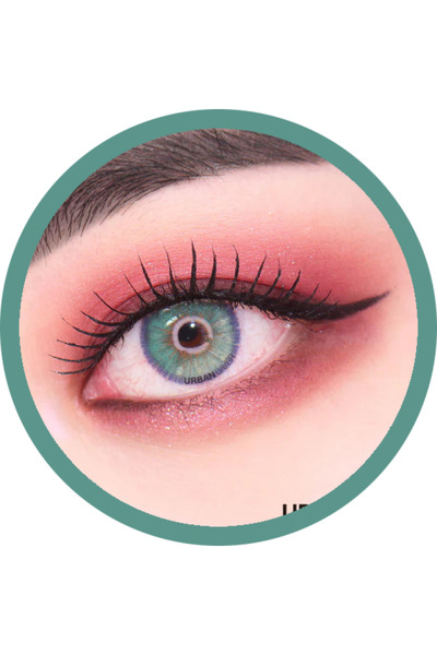 Urban Layer Las Vegas Jade Green Lentile de contact colorate verzi, pachet complet cu solutie si suport
