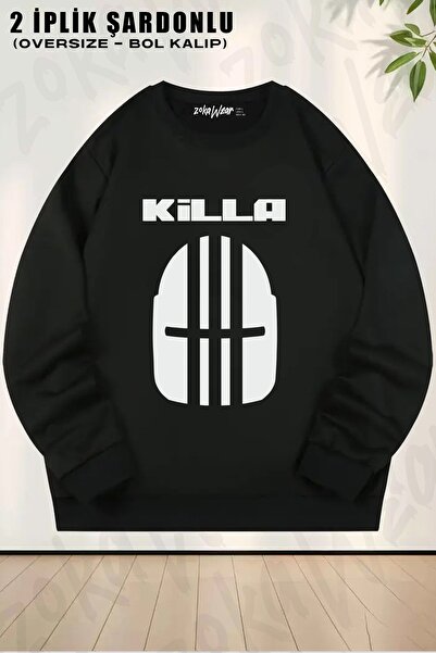 ZOKAWEAR Унісекс Escape From Tarkov з принтом Oversize Світшот з велосипедним коміром