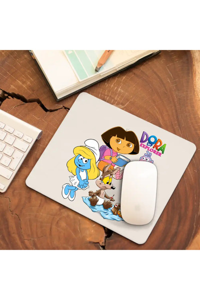 OEM Mousepad Dora the Explorer Smurfette Road Runner Coyote Baby Babies Buba