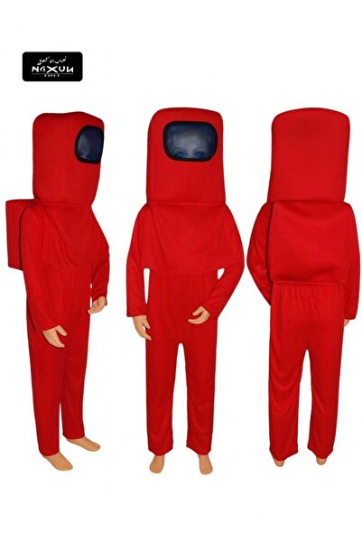 Premium Among Us Red Cosmonauts Costume - Small