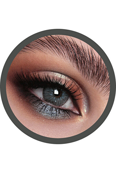 Urban Layer Mercury Gray Gray colored contact lenses, complete package with solution and case